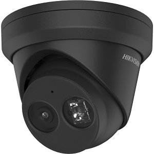 Hikvision DS-2CD2343G2-IU Acusense 4MP Fixed Turret IP Camera, 2.8mm Lens, Black